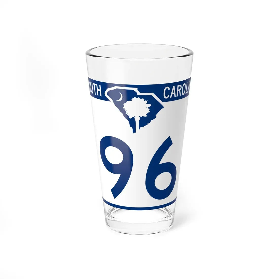 South Carolina 96 (South Carolina) (Road Sign) Pint Glass 16oz 16oz - Go Mug Yourself