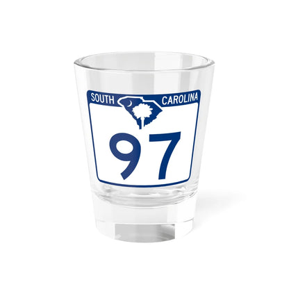 South Carolina 97 (South Carolina) (Road Sign) Shot Glass 1.5oz 1.5oz - Go Mug Yourself