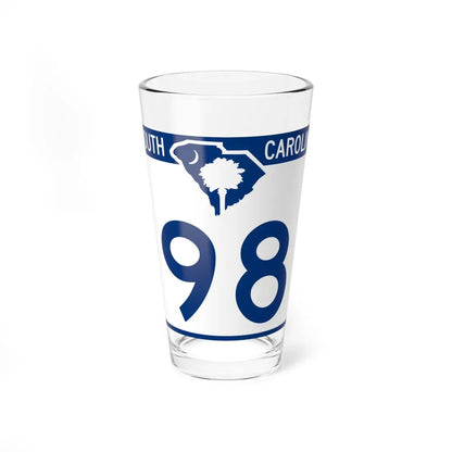 South Carolina 98 (South Carolina) (Road Sign) Pint Glass 16oz 16oz - Go Mug Yourself