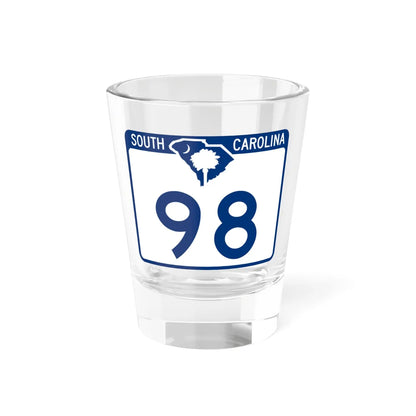 South Carolina 98 (South Carolina) (Road Sign) Shot Glass 1.5oz 1.5oz - Go Mug Yourself