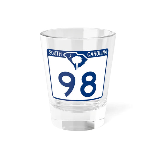 South Carolina 98 (South Carolina) (Road Sign) Shot Glass 1.5oz 1.5oz - Go Mug Yourself