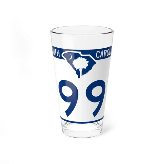 South Carolina 99 (South Carolina) (Road Sign) Pint Glass 16oz 16oz - Go Mug Yourself