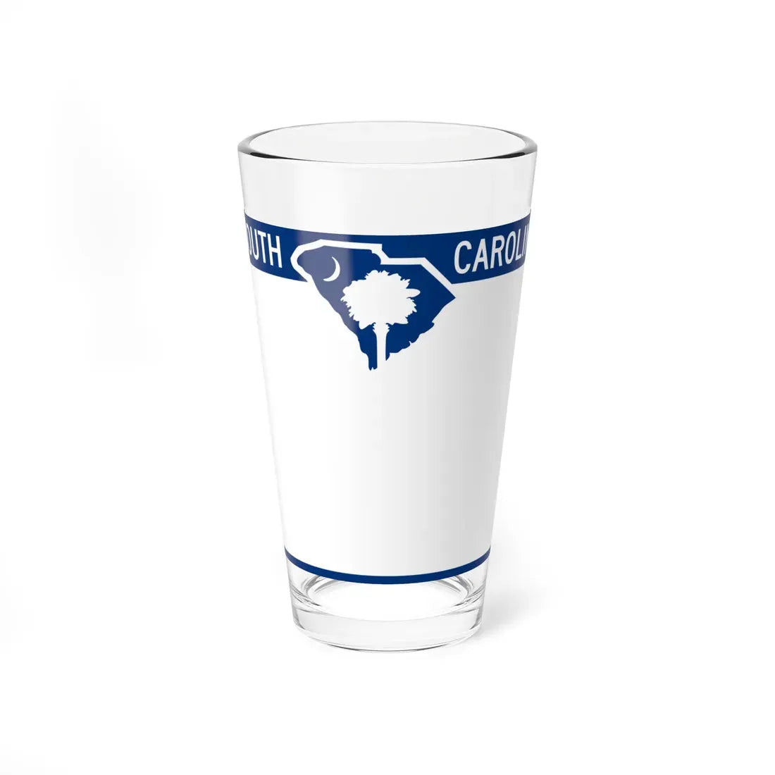 South Carolina blank (South Carolina) (Road Sign) Pint Glass 16oz 16oz - Go Mug Yourself