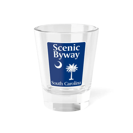 South Carolina Scenic Byway (South Carolina) (Road Sign) Shot Glass 1.5oz 1.5oz - Go Mug Yourself