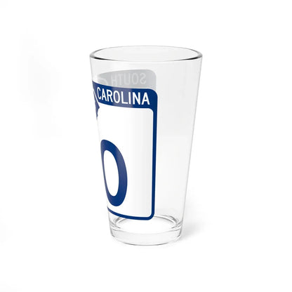 South Carolina X (South Carolina) (Road Sign) Pint Glass 16oz - Go Mug Yourself