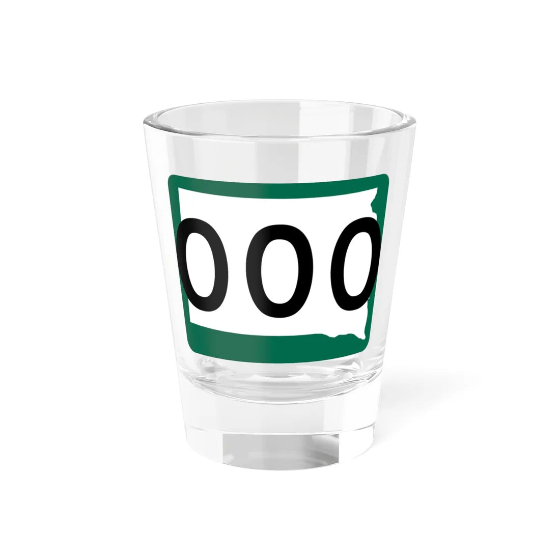 South Dakota 000 (South Dakota) (Road Sign) Shot Glass 1.5oz 1.5oz - Go Mug Yourself