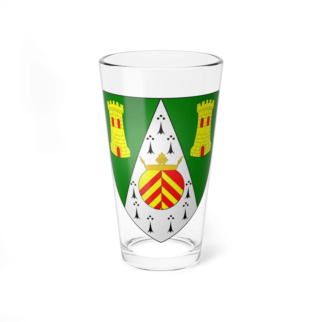 SOUTH GLAMORGAN COUNTY COUNCIL (United Kingdom) (Coat of Arms) Pint Glass 16oz 16oz - Go Mug Yourself