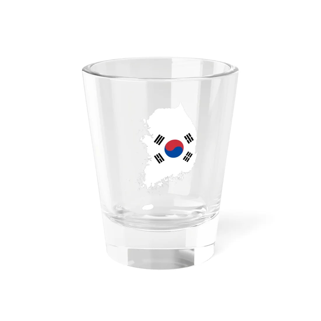 South Korea-Flagmap (Korea) Shot Glass 1.5oz 1.5oz - Go Mug Yourself