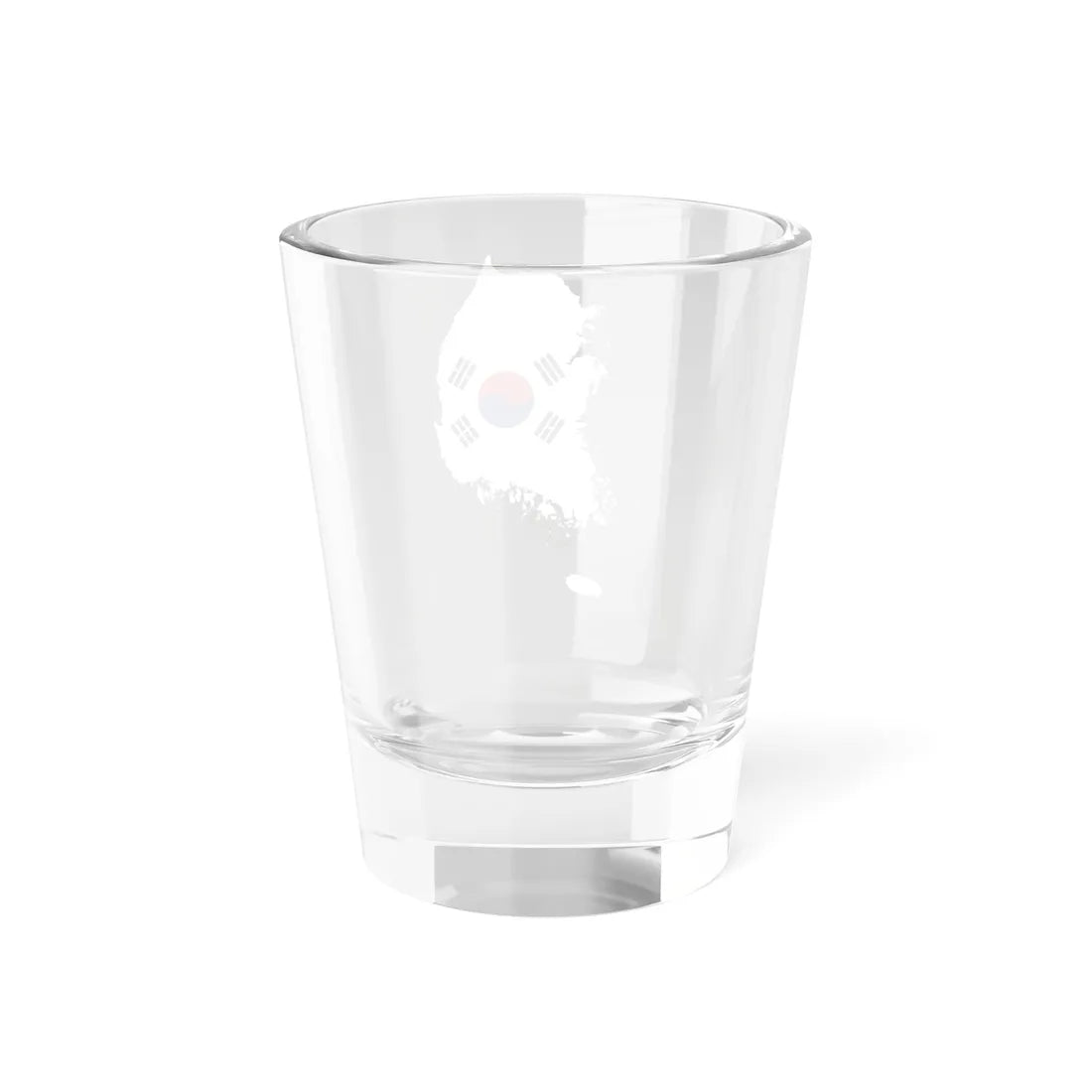 South Korea-Flagmap (Korea) Shot Glass 1.5oz - Go Mug Yourself