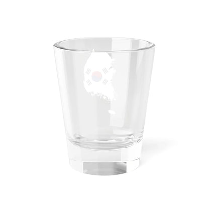 South Korea-Flagmap (Korea) Shot Glass 1.5oz - Go Mug Yourself