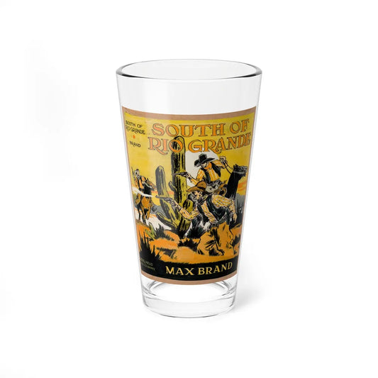 South of the Rio Grande, preliminary book covers 1, circa 1935 - Pint Glass 16oz 16oz - Go Mug Yourself