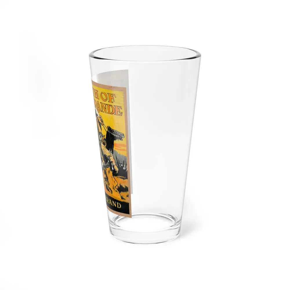 South of the Rio Grande, preliminary book covers 1, circa 1935 - Pint Glass 16oz - Go Mug Yourself