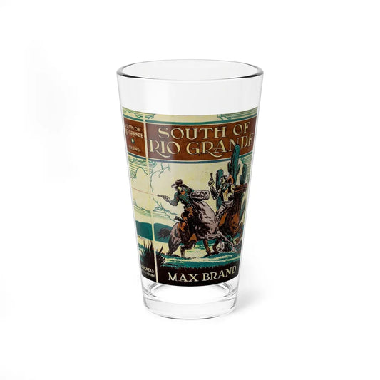 South of the Rio Grande, preliminary book covers 2, circa 1935 - Pint Glass 16oz 16oz - Go Mug Yourself
