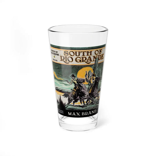 South of the Rio Grande, preliminary book covers 3, circa 1935 - Pint Glass 16oz 16oz - Go Mug Yourself