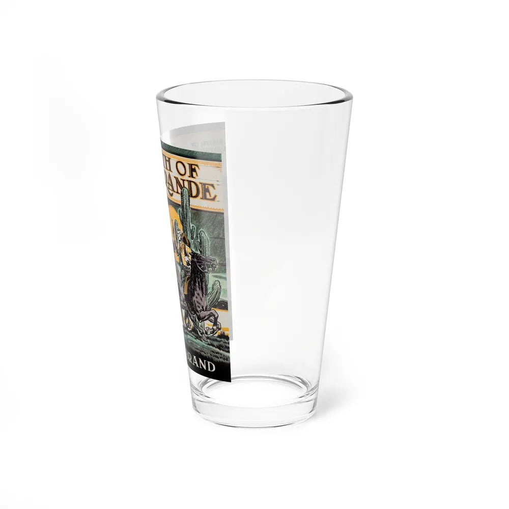 South of the Rio Grande, preliminary book covers 3, circa 1935 - Pint Glass 16oz - Go Mug Yourself