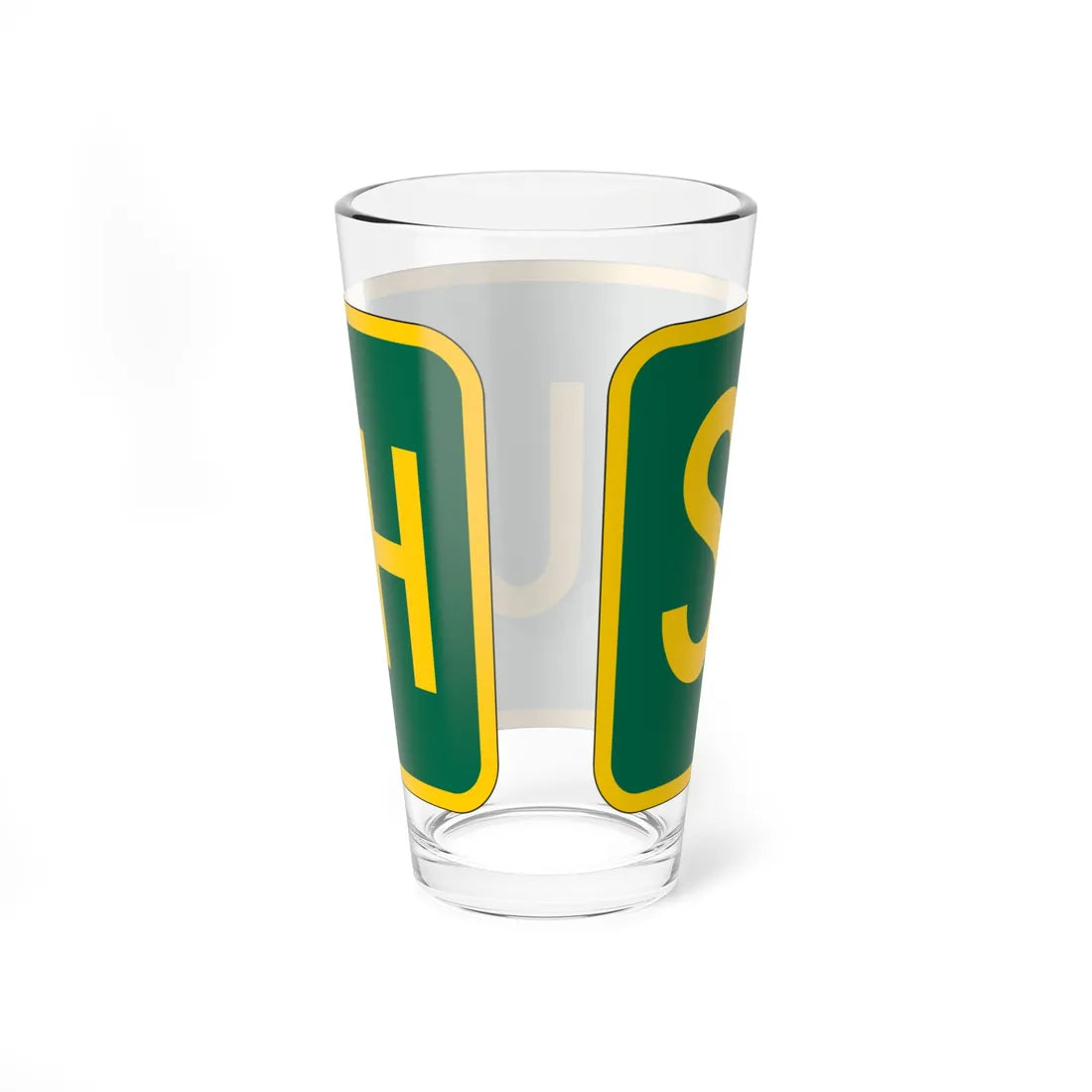 South plate GSP (New Jersey) (Road Sign) Pint Glass 16oz - Go Mug Yourself