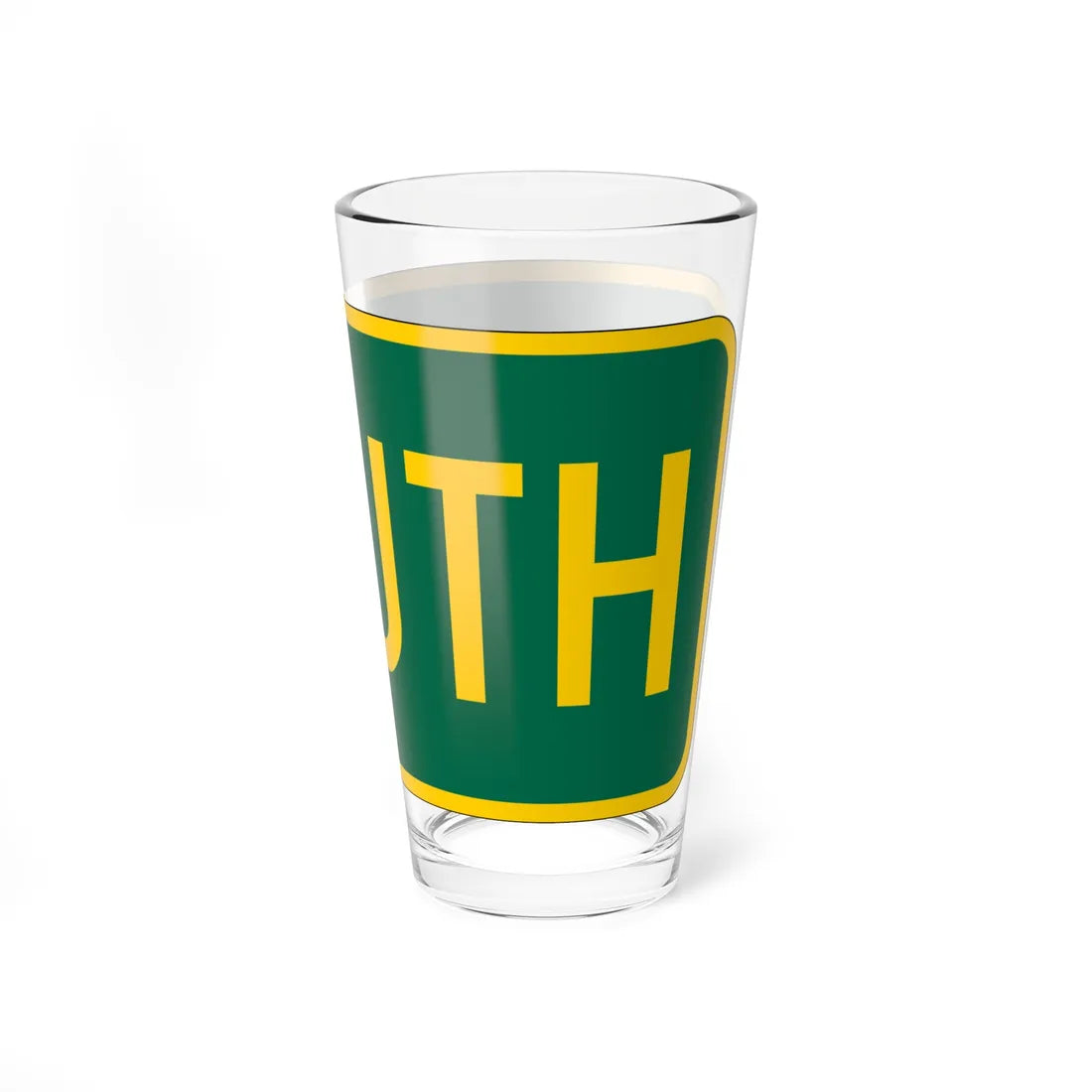South plate GSP (New Jersey) (Road Sign) Pint Glass 16oz - Go Mug Yourself