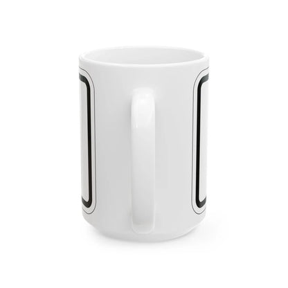 South plate small es (Puerto Rico) (Road Sign) White Coffee Mug - Go Mug Yourself