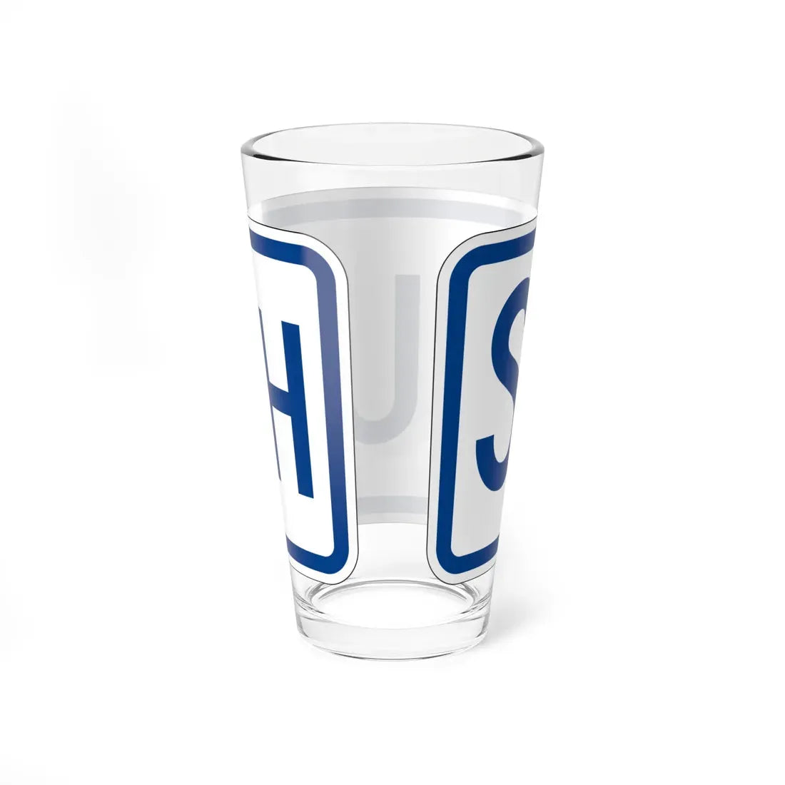 South plate South Carolina (South Carolina) (Road Sign) Pint Glass 16oz - Go Mug Yourself