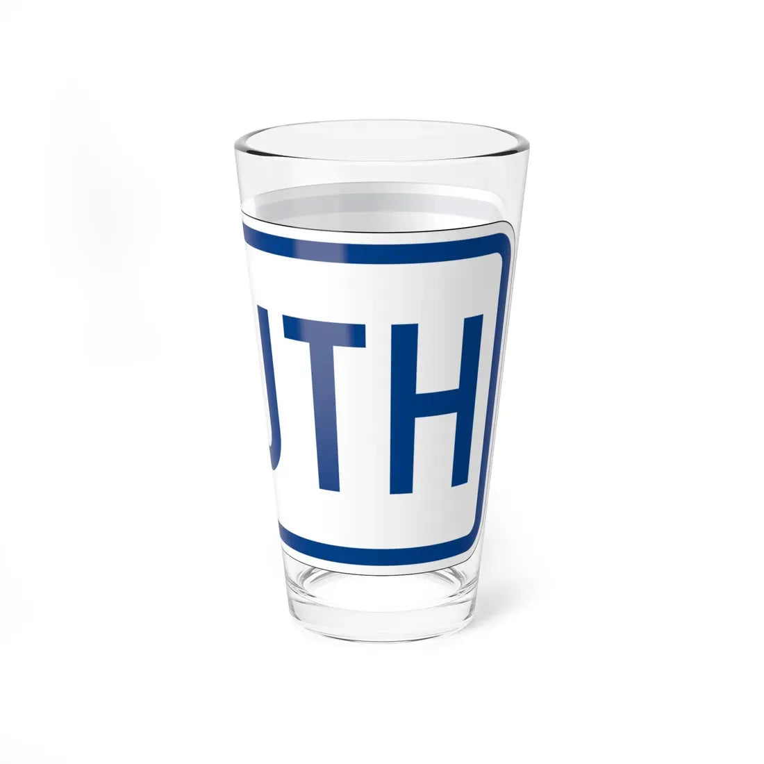 South plate South Carolina (South Carolina) (Road Sign) Pint Glass 16oz - Go Mug Yourself