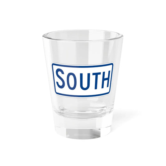 South plate South Carolina (South Carolina) (Road Sign) Shot Glass 1.5oz 1.5oz - Go Mug Yourself