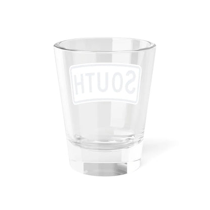 South plate South Carolina (South Carolina) (Road Sign) Shot Glass 1.5oz - Go Mug Yourself