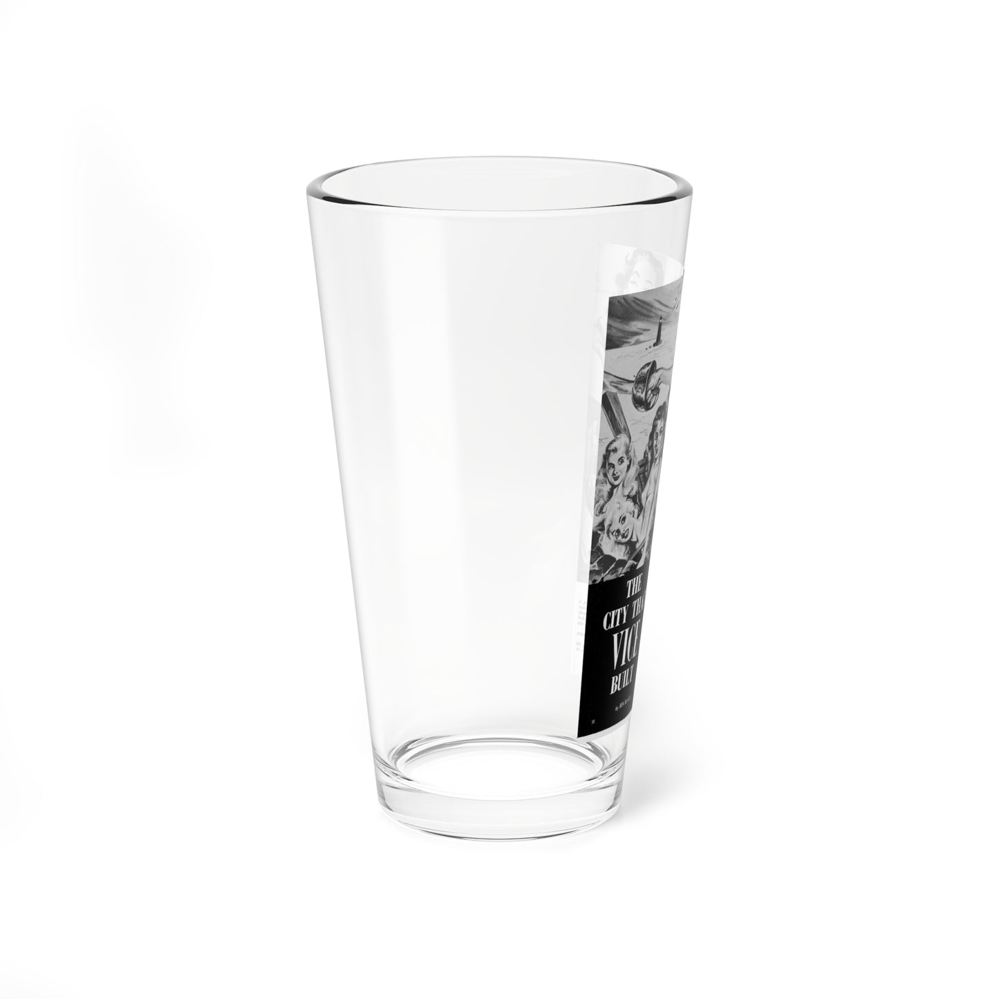 South-Sea-Stories-November-1962-3 (Magazine Illustration) Pint Glass 16oz-Go Mug Yourself