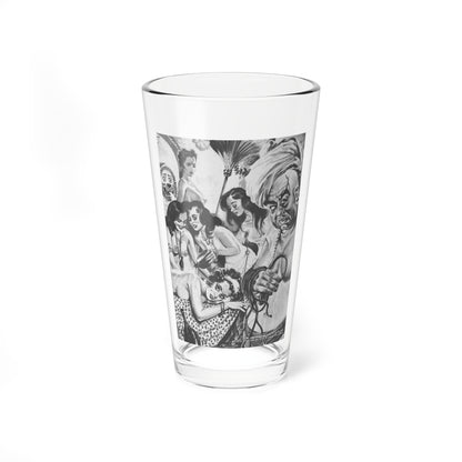 South-Sea-Stories-November-1962-4 (Magazine Illustration) Pint Glass 16oz-16oz-Go Mug Yourself