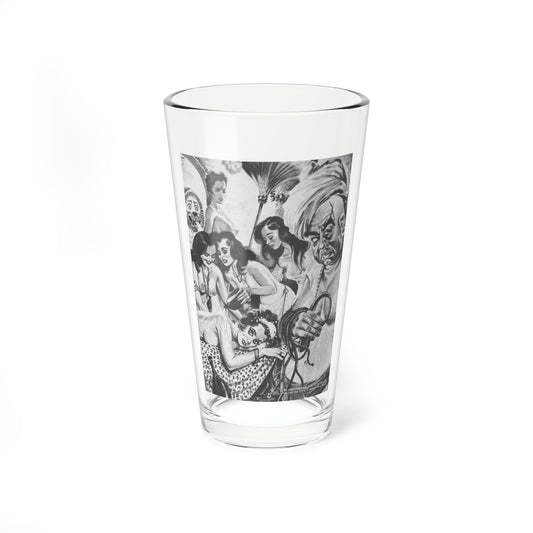 South-Sea-Stories-November-1962-4 (Magazine Illustration) Pint Glass 16oz-16oz-Go Mug Yourself