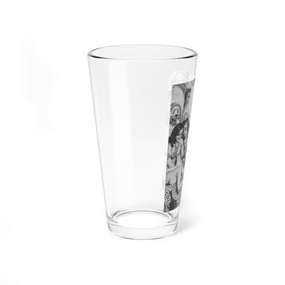 South-Sea-Stories-November-1962-4 (Magazine Illustration) Pint Glass 16oz-Go Mug Yourself