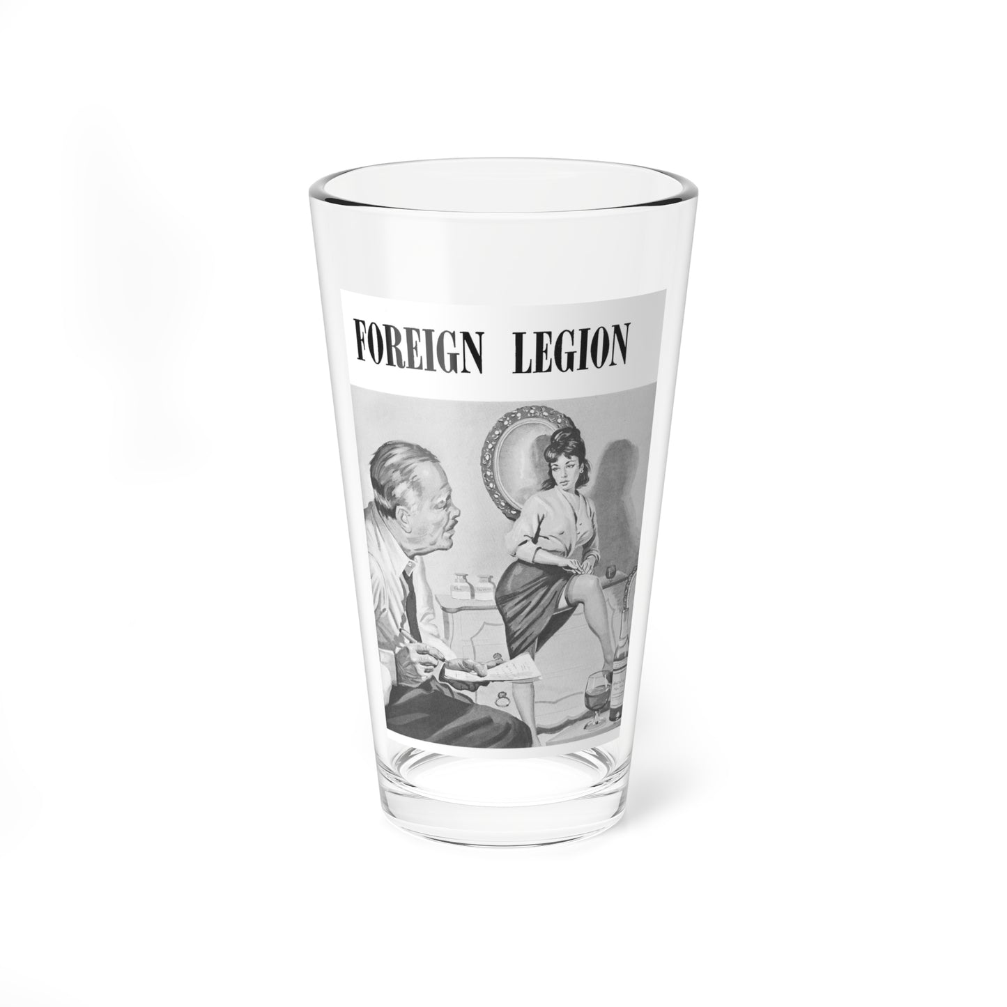 South-Sea-Stories-October-1961-3 (Magazine Illustration) Pint Glass 16oz-16oz-Go Mug Yourself