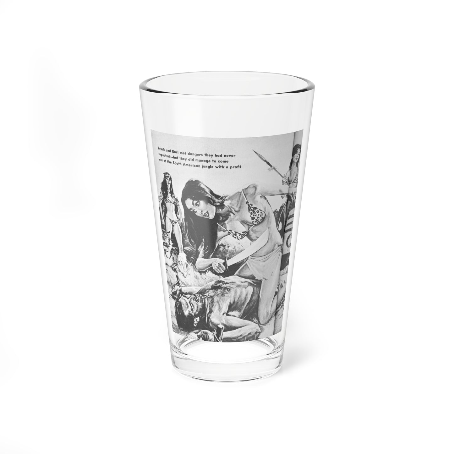 South-Sea-Stories-October-1961-5 (Magazine Illustration) Pint Glass 16oz-16oz-Go Mug Yourself