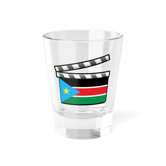 South Sudan film clapperboard (South Sudan) Shot Glass 1.5oz 1.5oz - Go Mug Yourself
