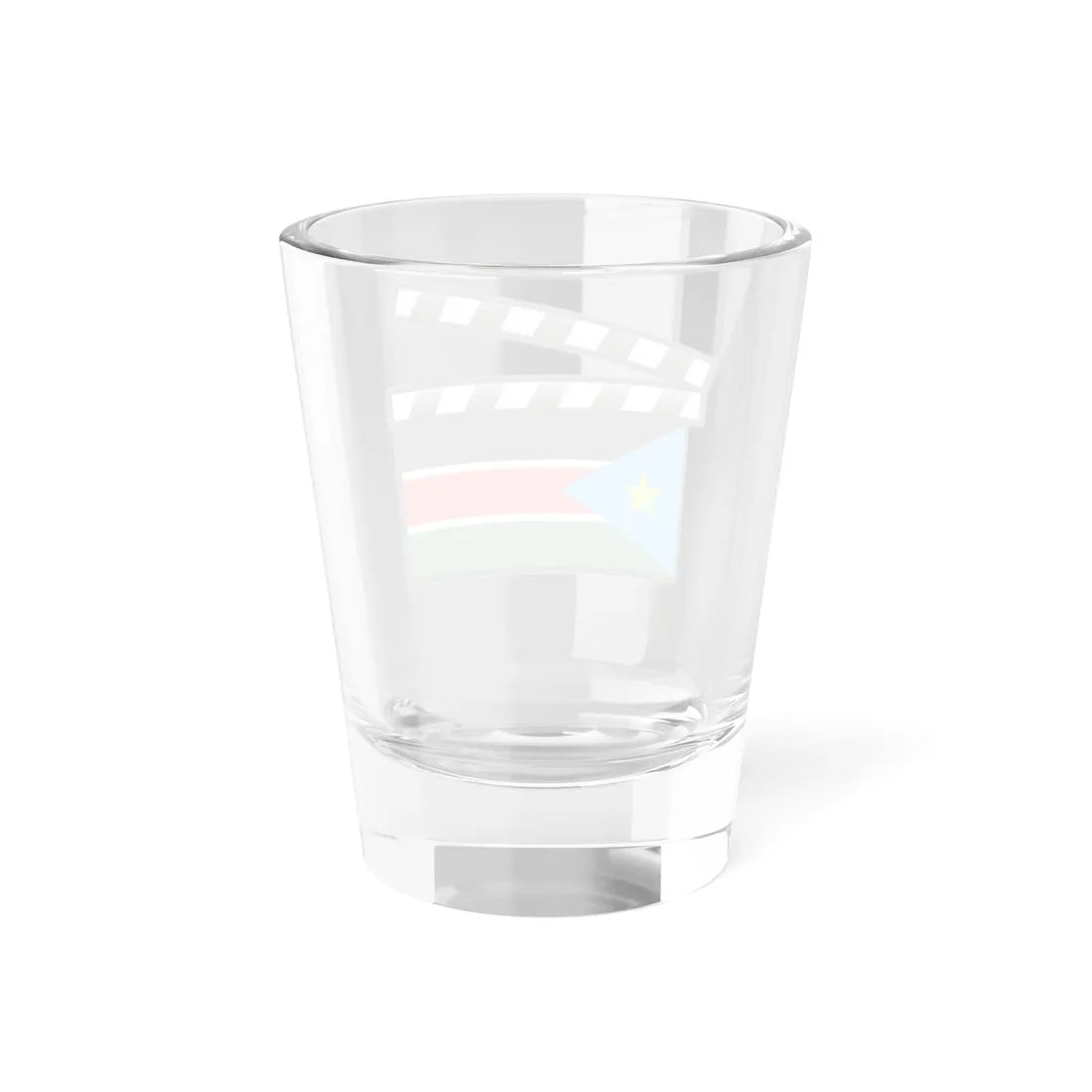 South Sudan film clapperboard (South Sudan) Shot Glass 1.5oz - Go Mug Yourself