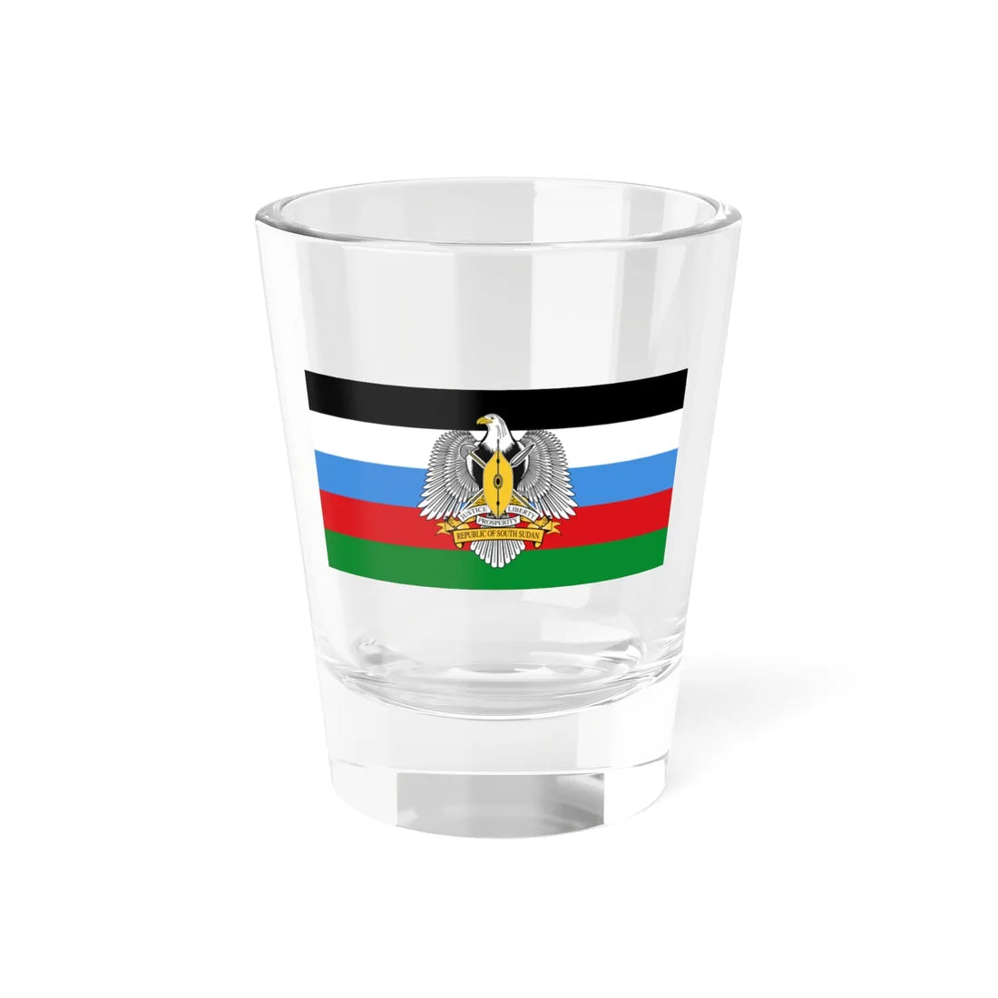 South Sudan Independence Day flag (South Sudan) Shot Glass 1.5oz 1.5oz - Go Mug Yourself