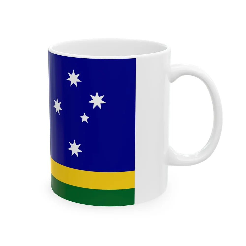 Southern Field Australian Flag Proposal (Australia) White Coffee Mug - Go Mug Yourself
