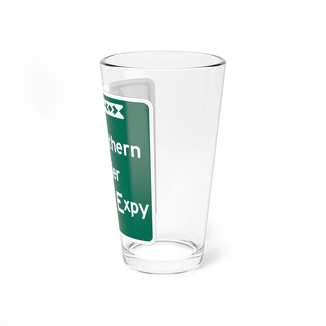 Southern Tier Expressway (New York) (Road Sign) Pint Glass 16oz - Go Mug Yourself