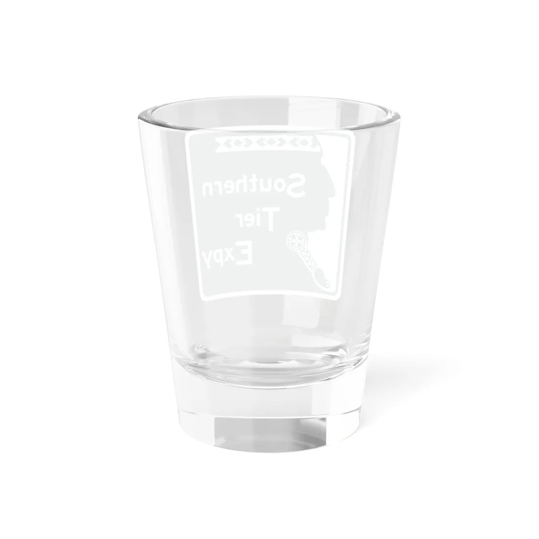 Southern Tier Expressway (New York) (Road Sign) Shot Glass 1.5oz - Go Mug Yourself