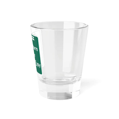 Southern Tier Expressway (New York) (Road Sign) Shot Glass 1.5oz - Go Mug Yourself
