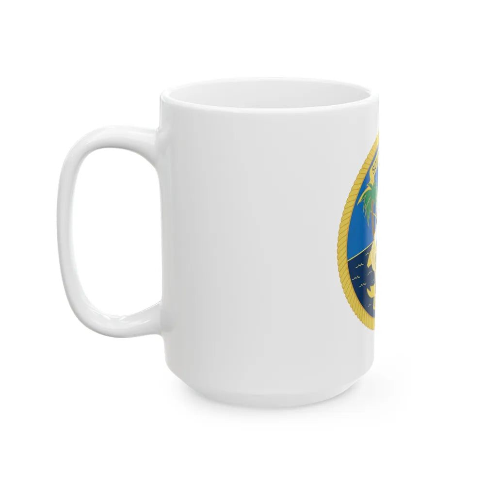 SOUTHERNMOST Chiefs Mess (U.S. Coast Guard) White Coffee Mug-Go Mug Yourself