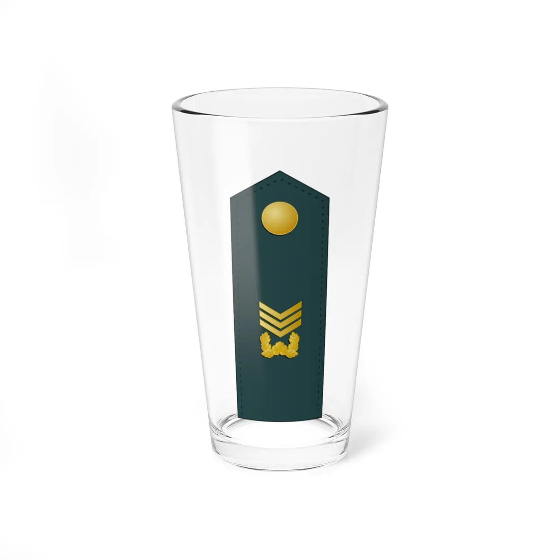 SouthKorea Army OR 7 (Korea) (Military Rank) Pint Glass 16oz 16oz - Go Mug Yourself
