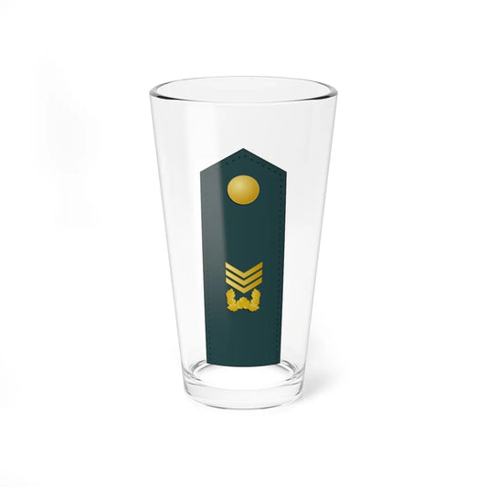 SouthKorea Army OR 7 (Korea) (Military Rank) Pint Glass 16oz 16oz - Go Mug Yourself