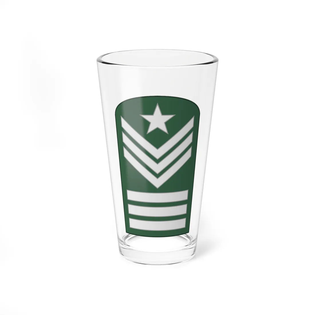 SouthKorea Army OR 8 1954 (Korea) (Military Rank) Pint Glass 16oz 16oz - Go Mug Yourself