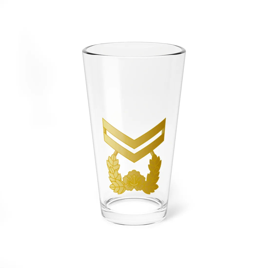 SouthKorea Collar OR 7 (Korea) (Military Rank) Pint Glass 16oz 16oz - Go Mug Yourself