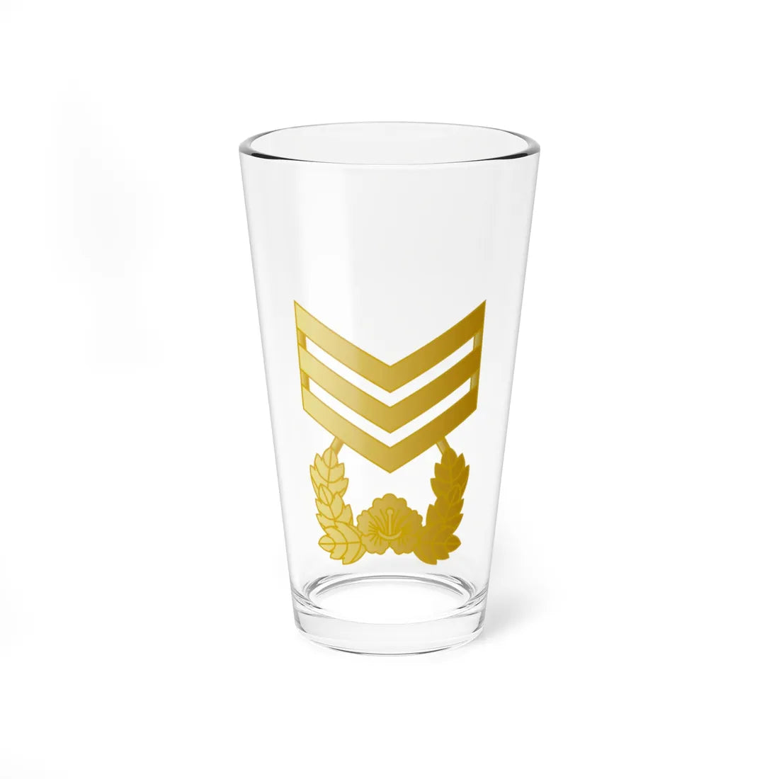 SouthKorea Collar OR 8 (Korea) (Military Rank) Pint Glass 16oz 16oz - Go Mug Yourself
