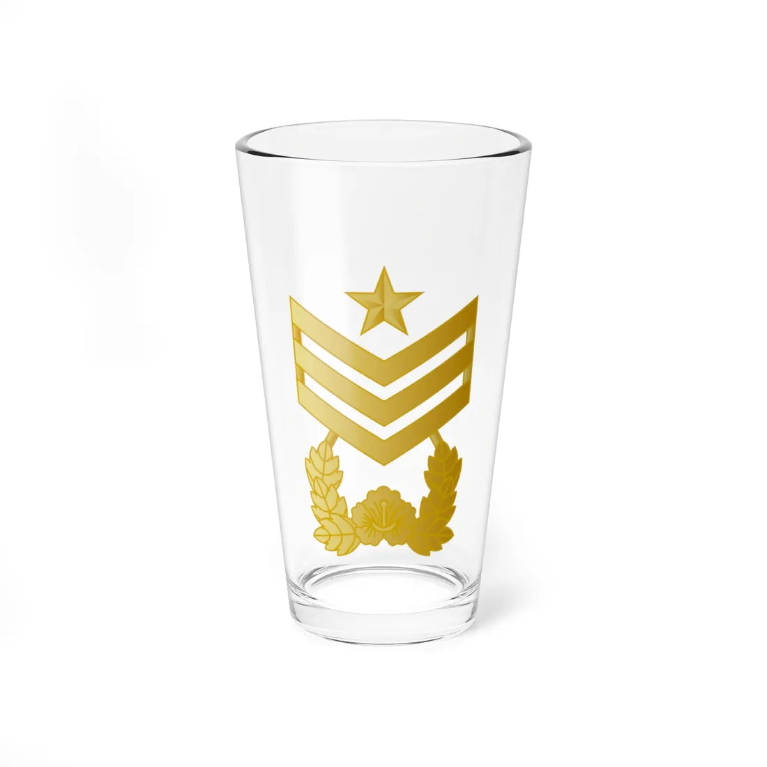 SouthKorea Collar OR 9 (Korea) (Military Rank) Pint Glass 16oz 16oz - Go Mug Yourself