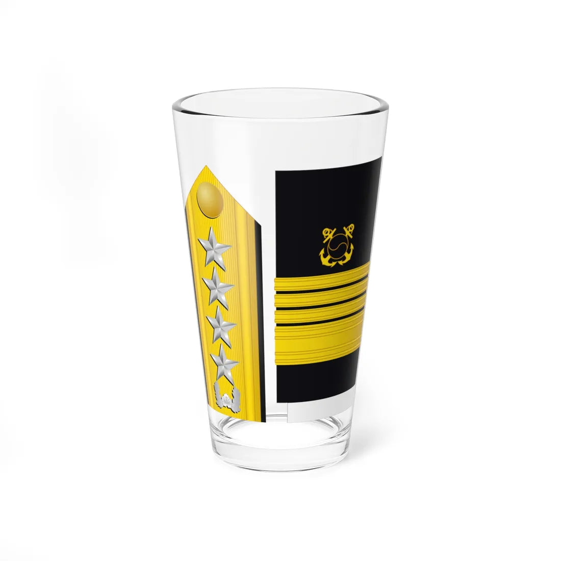 SouthKorea Navy OF 9 (Korea) (Military Rank) Pint Glass 16oz 16oz - Go Mug Yourself