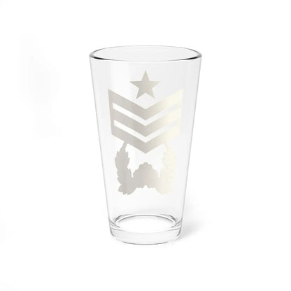 SouthKorea Navy OR 9 (Korea) (Military Rank) Pint Glass 16oz - Go Mug Yourself