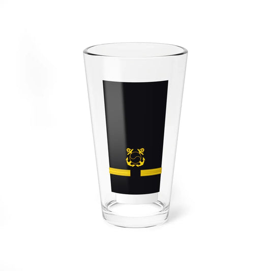 SouthKorea Navy WO sleeve (Korea) (Military Rank) Pint Glass 16oz 16oz - Go Mug Yourself