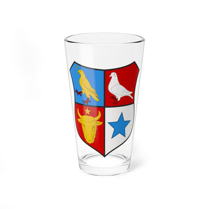 Soutzos arms Constantin M. Suțu version (Algeria) (Coat of Arms) Pint Glass 16oz 16oz - Go Mug Yourself